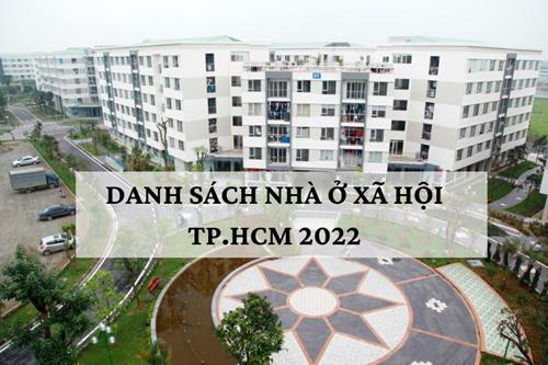 Danh mục nhà ở xã hội TP.HCM năm 2022