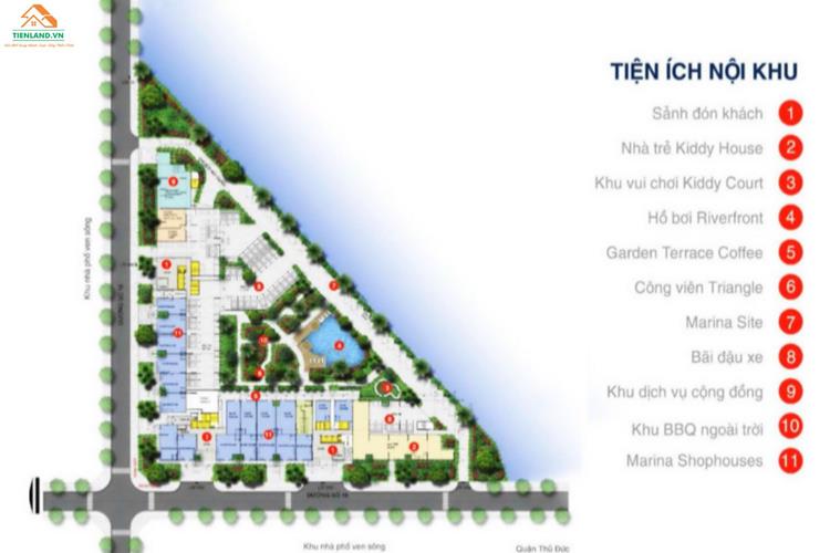 Tiện ích ngoại khu dự án Marina Riverside