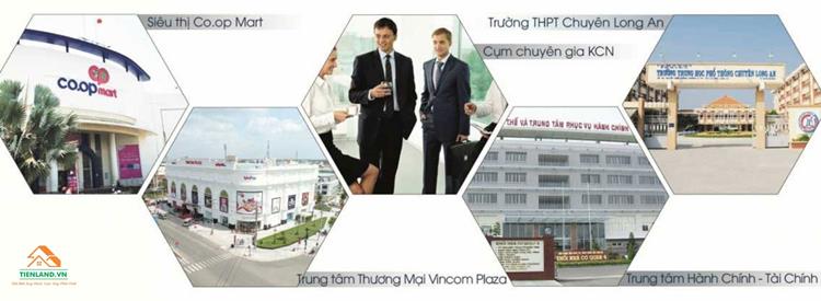 Tiện ích ngoại khu dự án Lavilla Green City Long An