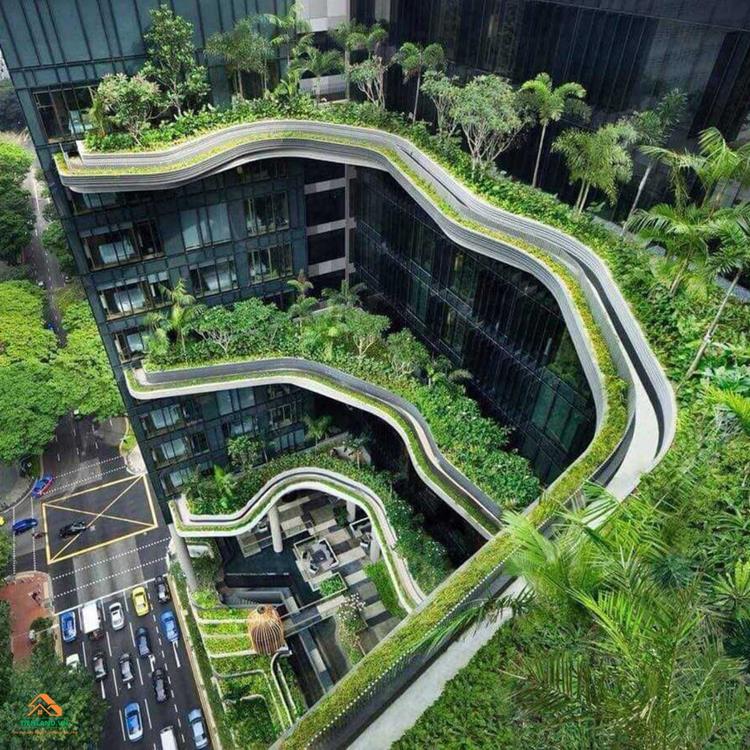 Không gian xanh chuẩn Singapore của dự án Celesta Rise Nhà Bè