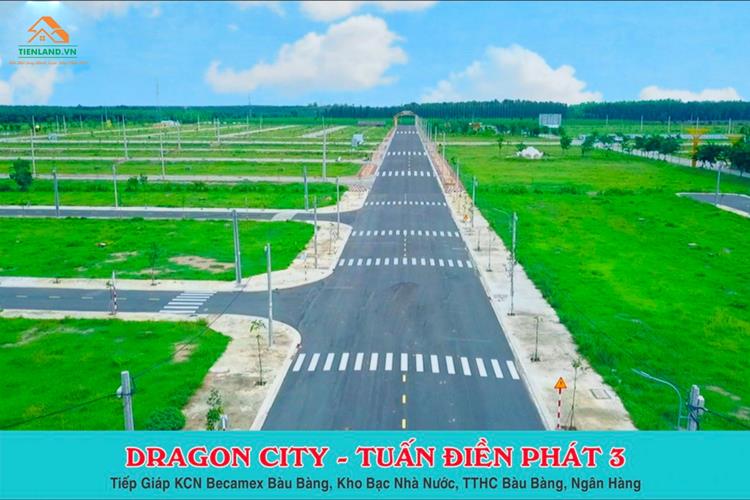 Tuần Điền Phát 3 nằm tại trung tâm Bàu Bàng và gần kề các khu công nghiệp