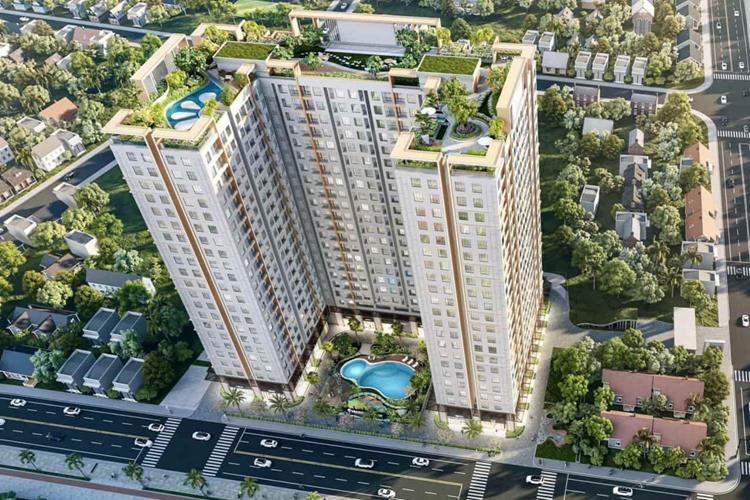 Tecco Felice Homes nhìn phối cảnh từ trên cao