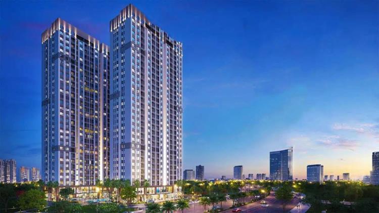 Phối cảnh khu căn hộ Picity Sky Park Dĩ An