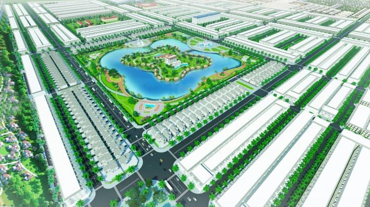 Phối cảnh tổng thể Happy Home Cà Mau 