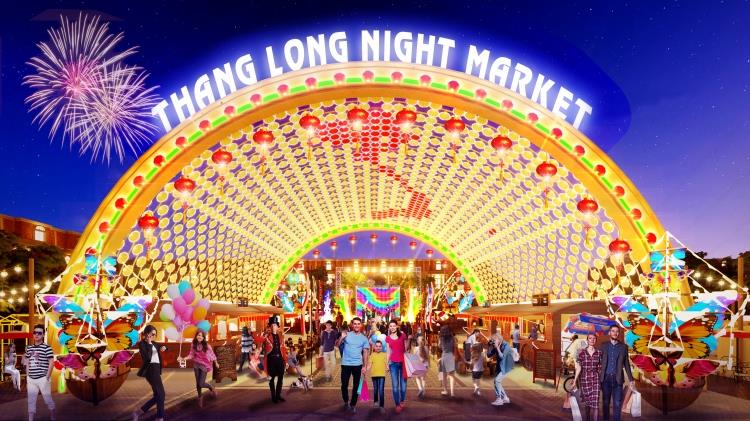 Điểm sáng Thăng Long Night Market tại khu đô thị