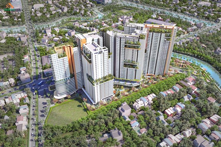 Phối cảnh tổng thể dự án Aster Garden Towers