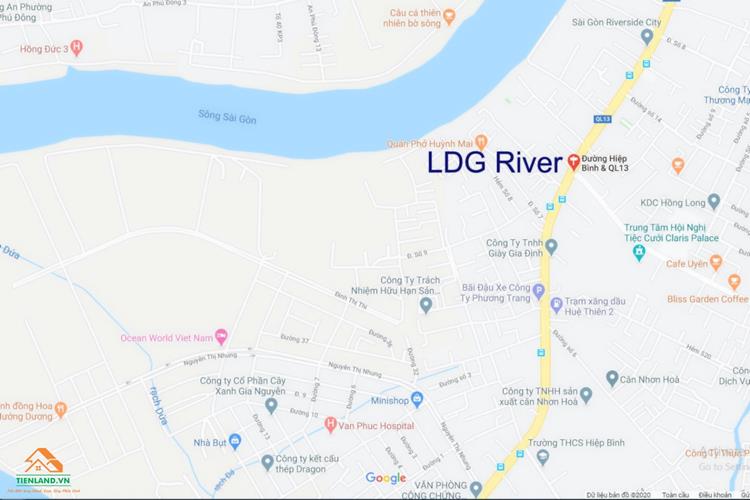 Vị trí đắc địa của LDG River Thủ Đức