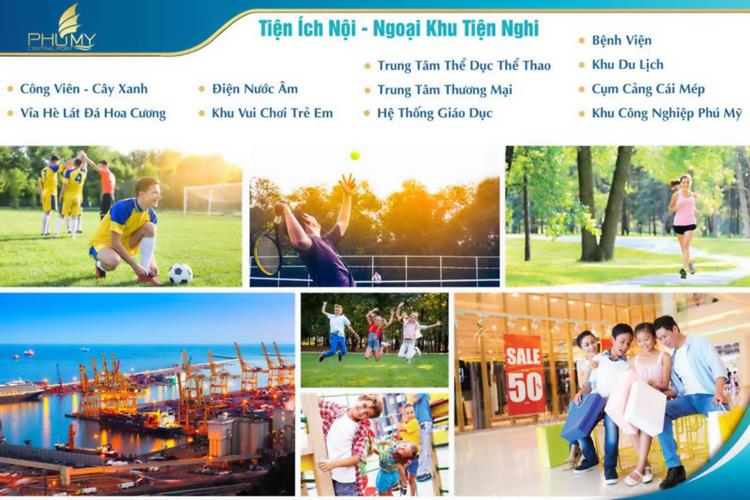 Tiện ích nội khu phong phú của Phú Mỹ Central Port