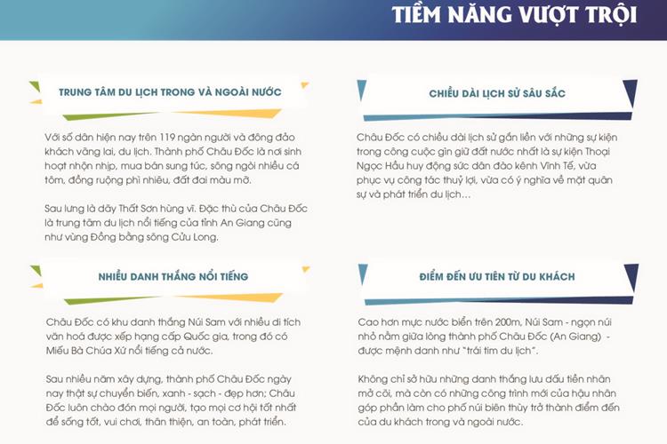 Châu Đốc với nhiều tiềm năng để thúc đẩy thị trường bất động sản khu vực