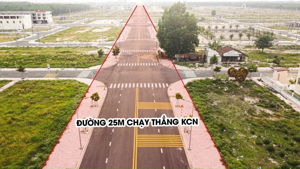 Mặt tiền đường 25m dự án Nam An Bàu Bàng