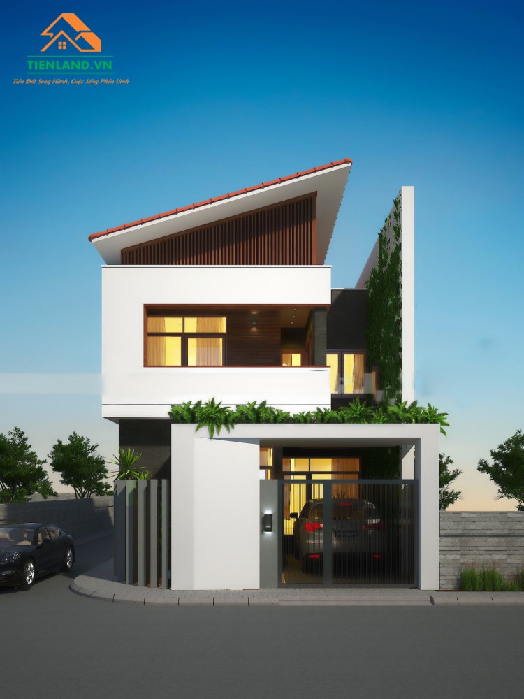 Một số mẫu nhà phố 2 tầng đơn giản