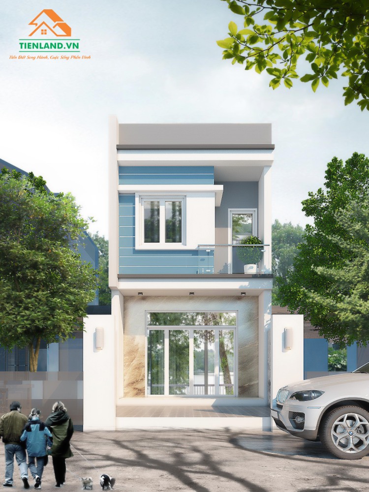 Một số mẫu nhà phố 2 tầng đơn giản