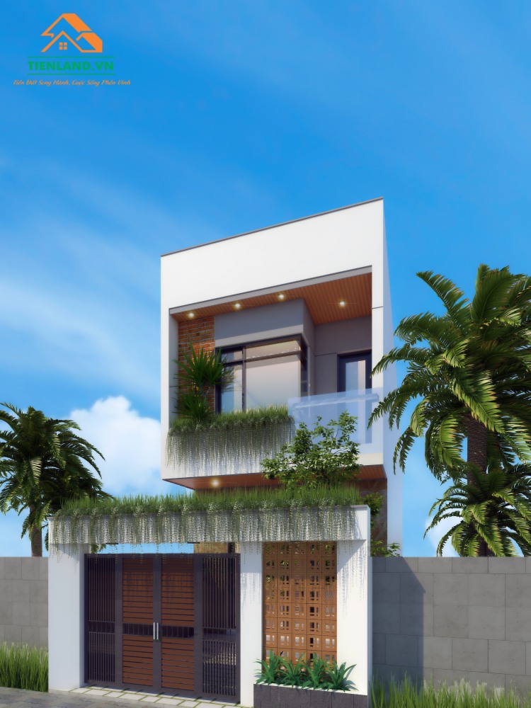 Một số mẫu nhà phố 2 tầng đơn giản