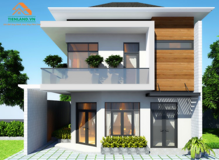 Một số mẫu nhà phố 2 tầng đơn giản