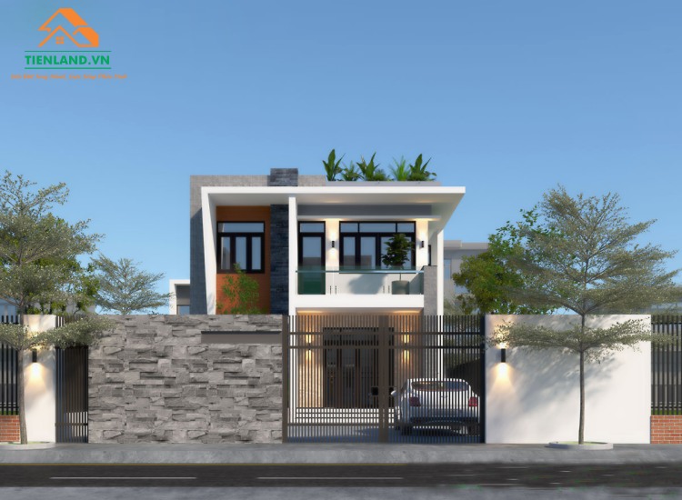 Một số mẫu nhà phố 2 tầng đơn giản