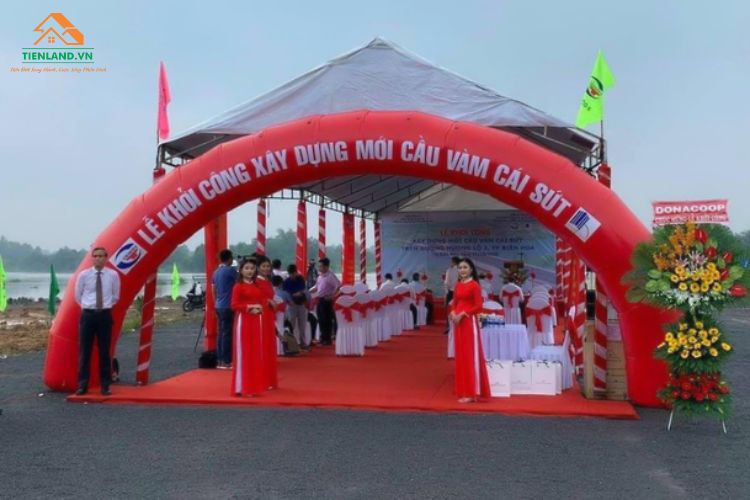 Ngày 2/10, tỉnh Đồng Nai đã tổ chức lễ khởi công xây dựng cầu Vàm Cái Sứt