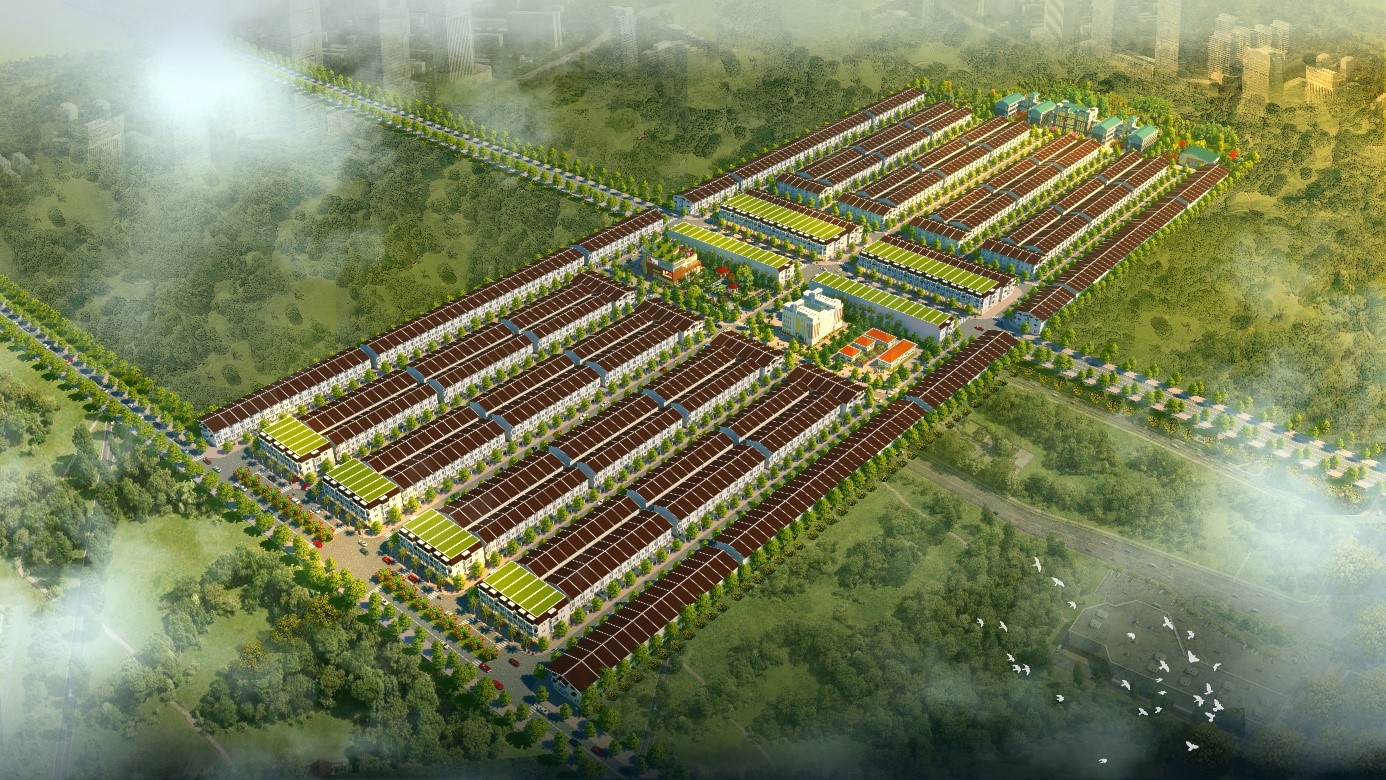 Phối cảnh khu đô thị Lai Uyên - Bàu Bàng