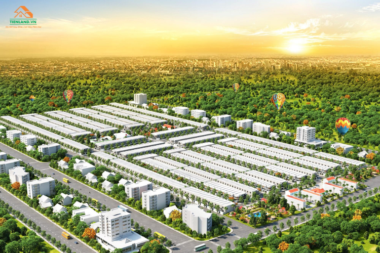 Phối cảnh dự án Nam An New City Bàu Bàng