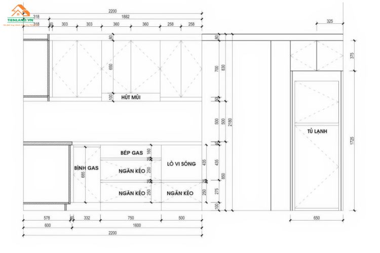 Dựng bản 2D để cho khách hàng hình dung và cảm nhận rõ về những sự sắp xếp nội thất trong ngôi nhà