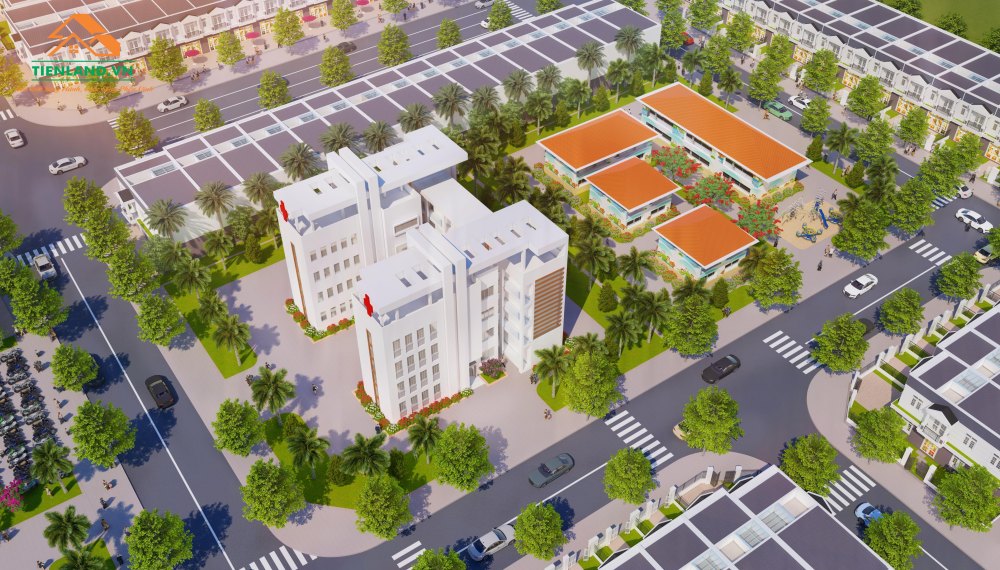 Phối cảnh bệnh viện dự án  Nam An New City