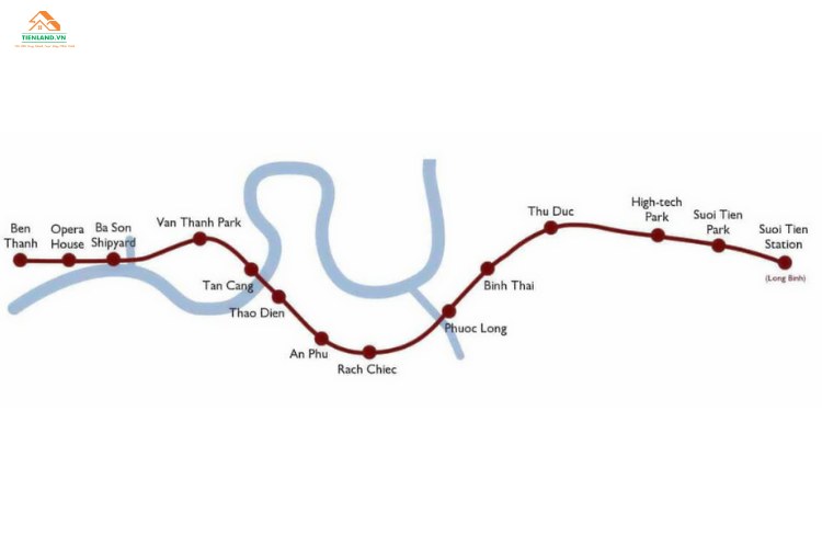 Tuyến Metro số 1 Bến Thành - Suối Tiên