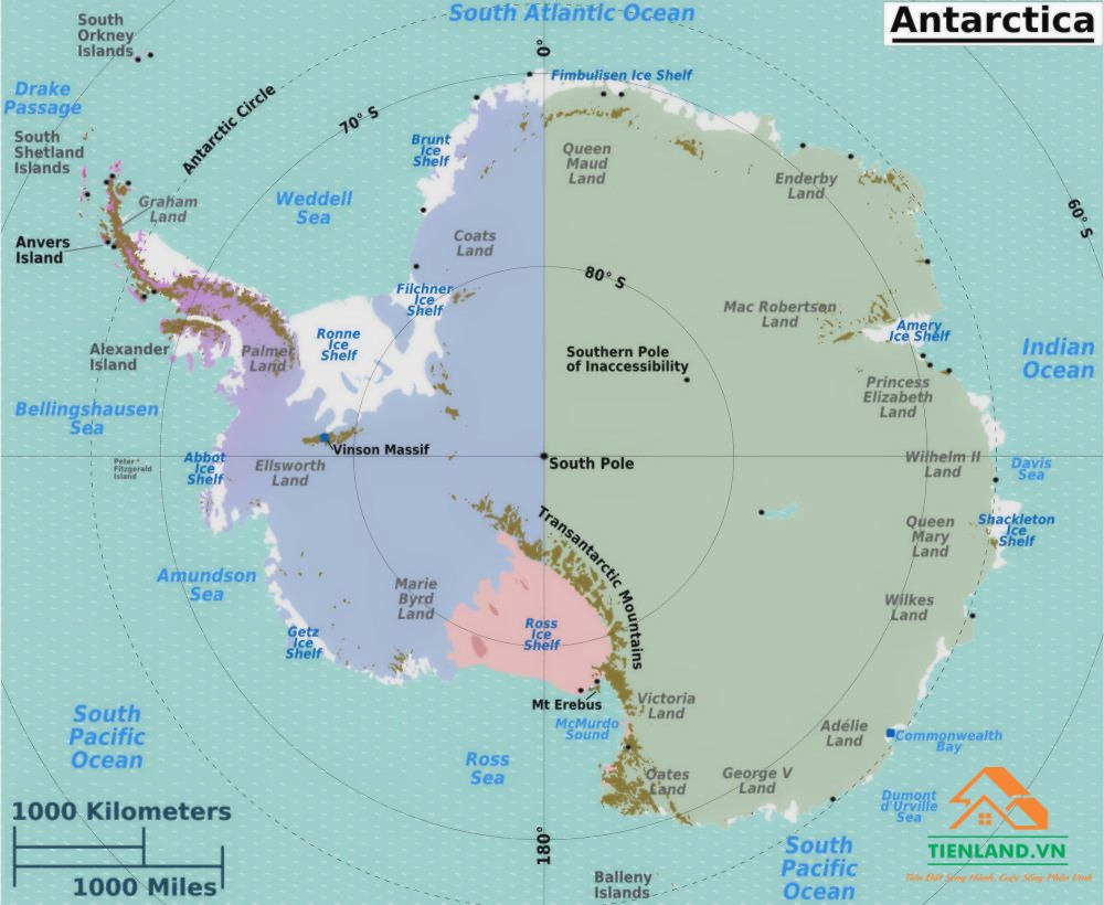 Bản đồ thế giới khu vực châu Nam Cực, Click vào hình để xem kích thước lớn