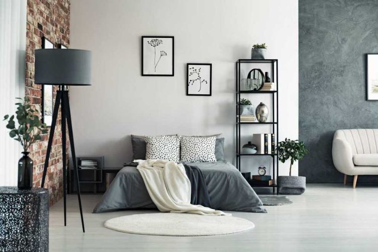 Phòng ngủ mang phong cách hiện đại đơn giản