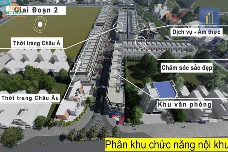 Sơ đồ phân khu dự án Đại Phát Mall Town Bình Dương