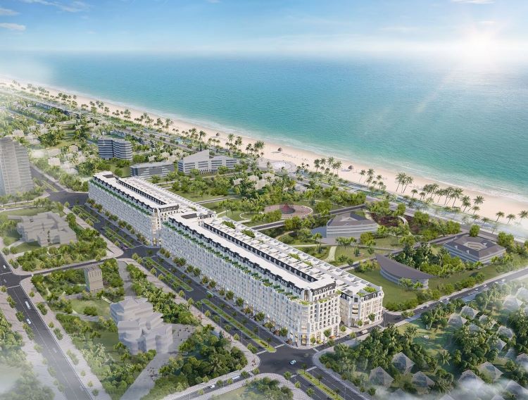 Phối cảnh dự án HTL Seaside Phú Yên