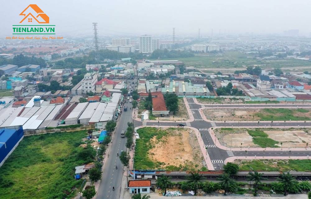 Hạ tầng dự án đất nền Thuận An Central đã hoản thiện.